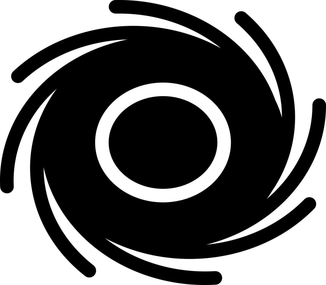 Schwarze Lochvektorillustration auf einem Hintergrund. Premium-Qualitätssymbole. Vektorsymbole für Konzept und Grafikdesign. vektor