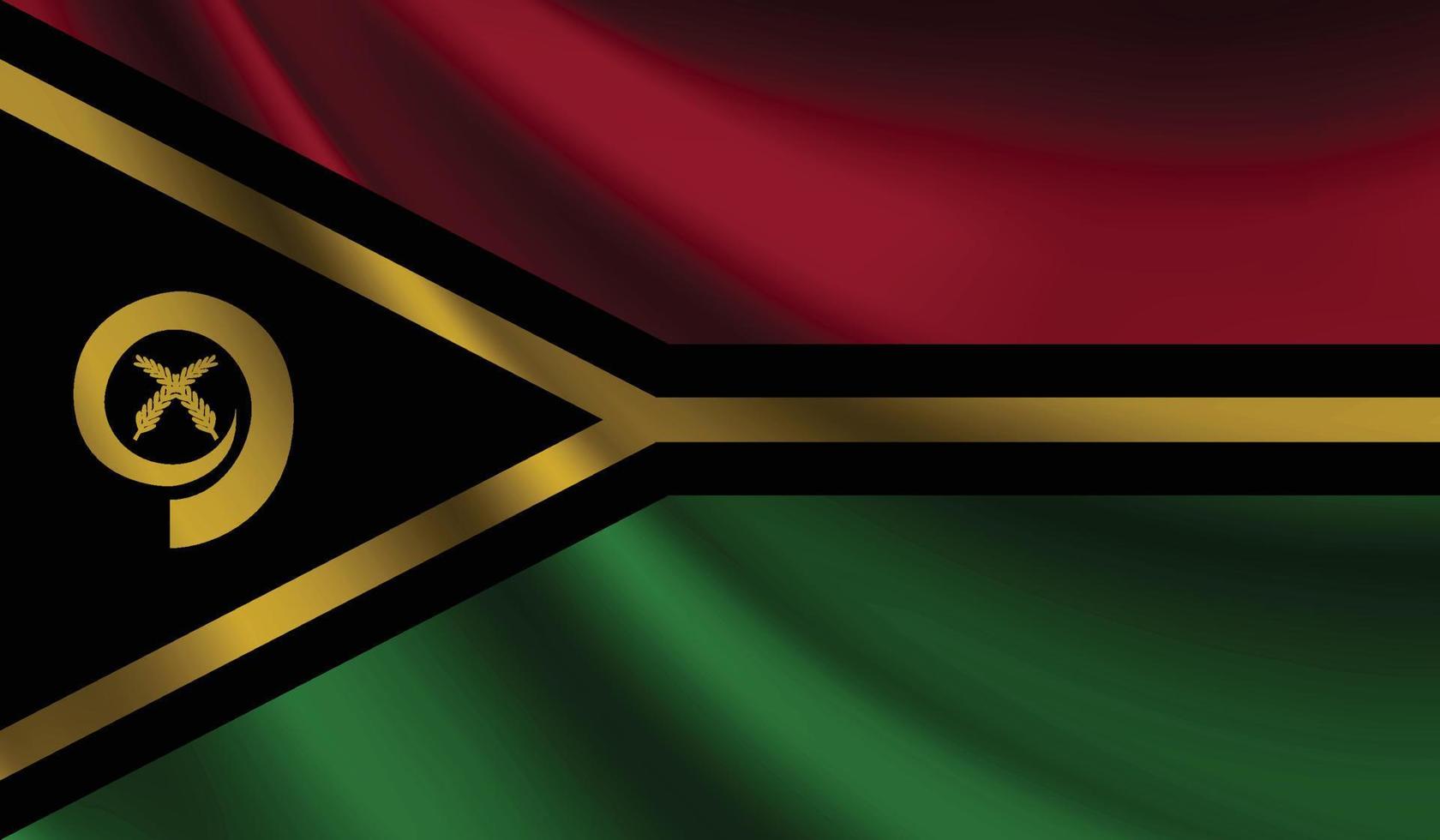 vanuatu flagga vinka bakgrund för patriotisk och nationell design vektor