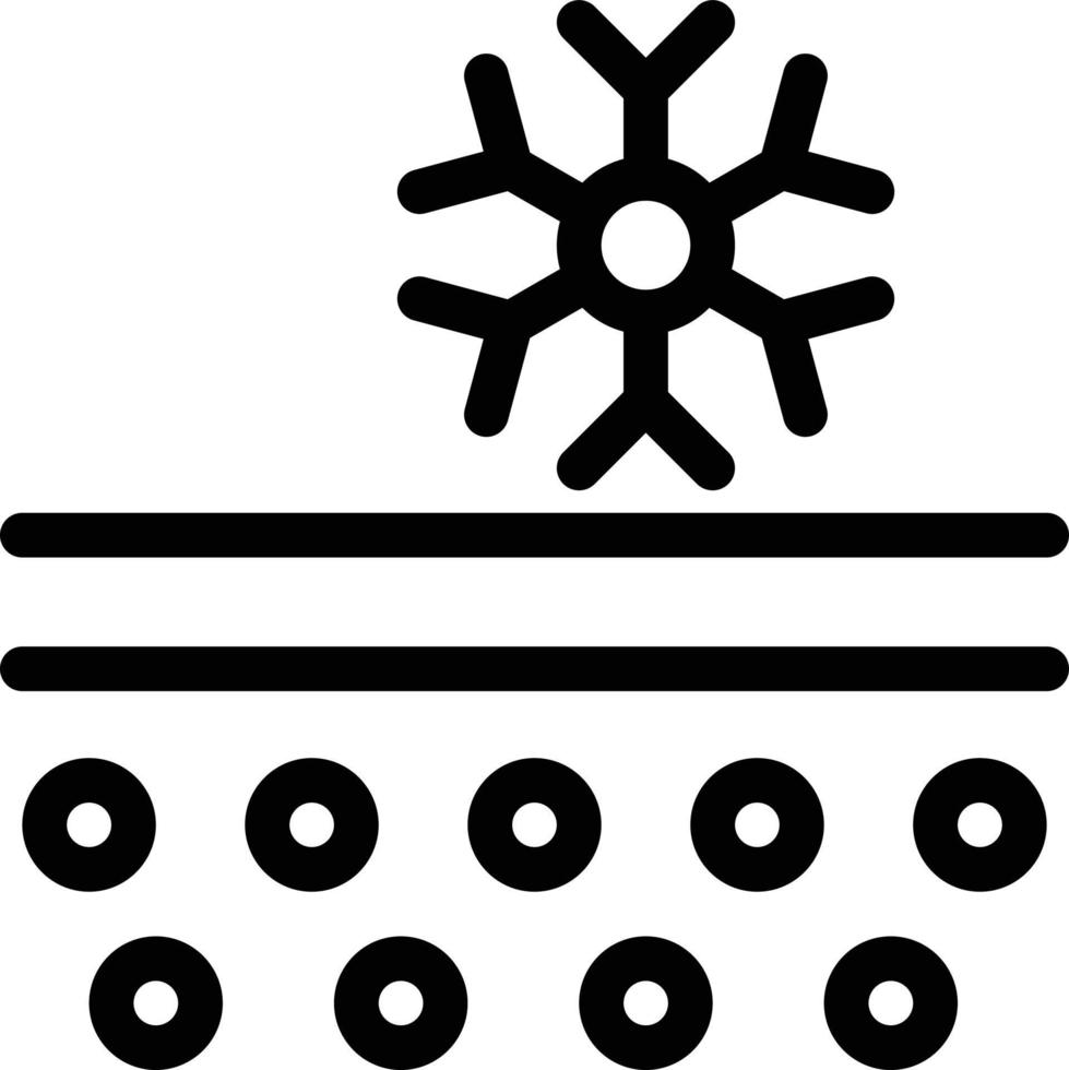 schneevektorillustration auf einem hintergrund. hochwertige symbole. vektorikonen für konzept und grafikdesign. vektor