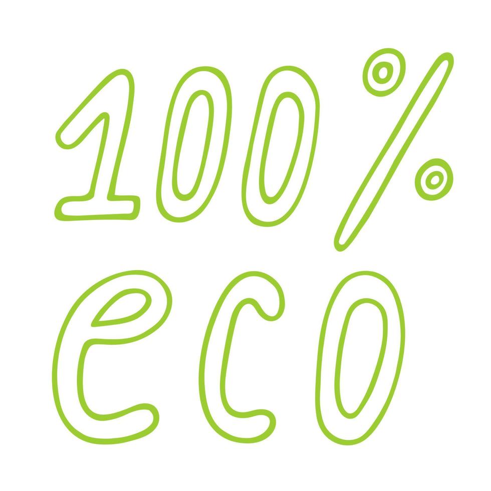 eco vänlig. symbol av friska mat, naturlig bruka Produkter, eco kosmetika. hand dragen vektor ikon isolerat på vit bakgrund. vegan tecken, bio emblem. ClipArt för logotyp, skriva ut, taggar, webb