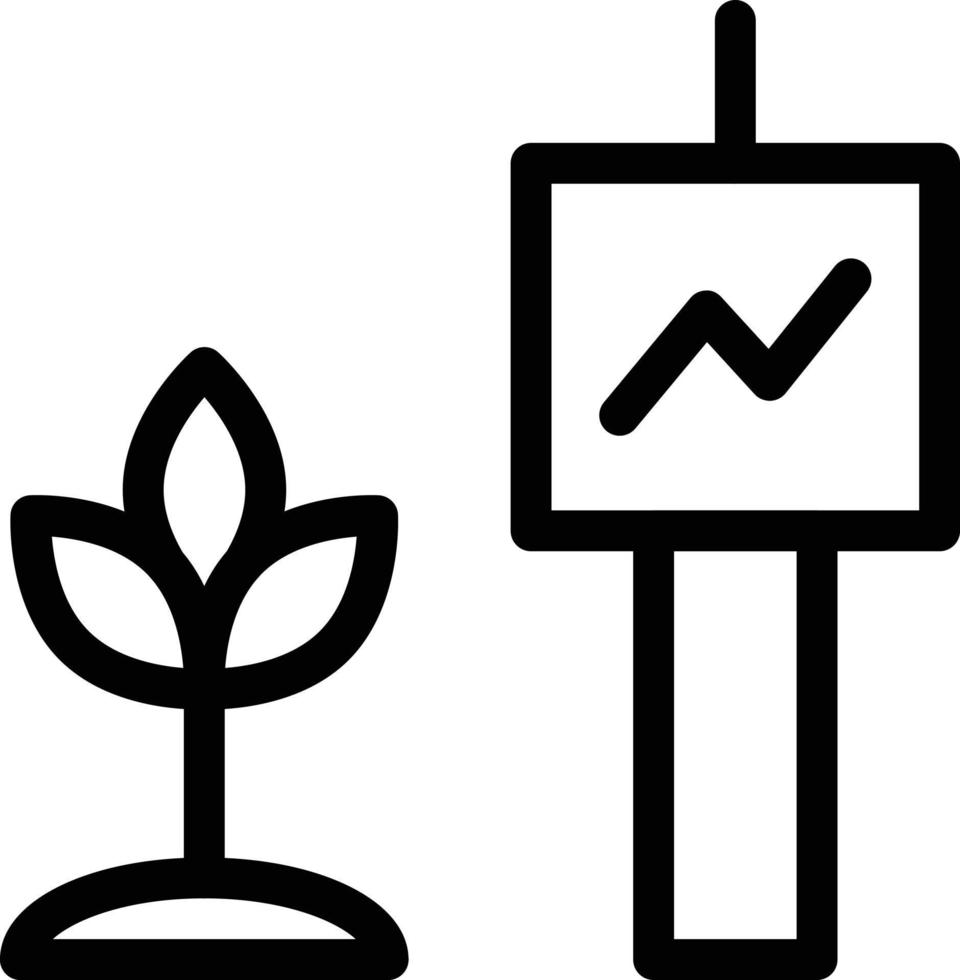 pflanzenvektorillustration auf einem hintergrund. hochwertige symbole. vektorikonen für konzept und grafikdesign. vektor