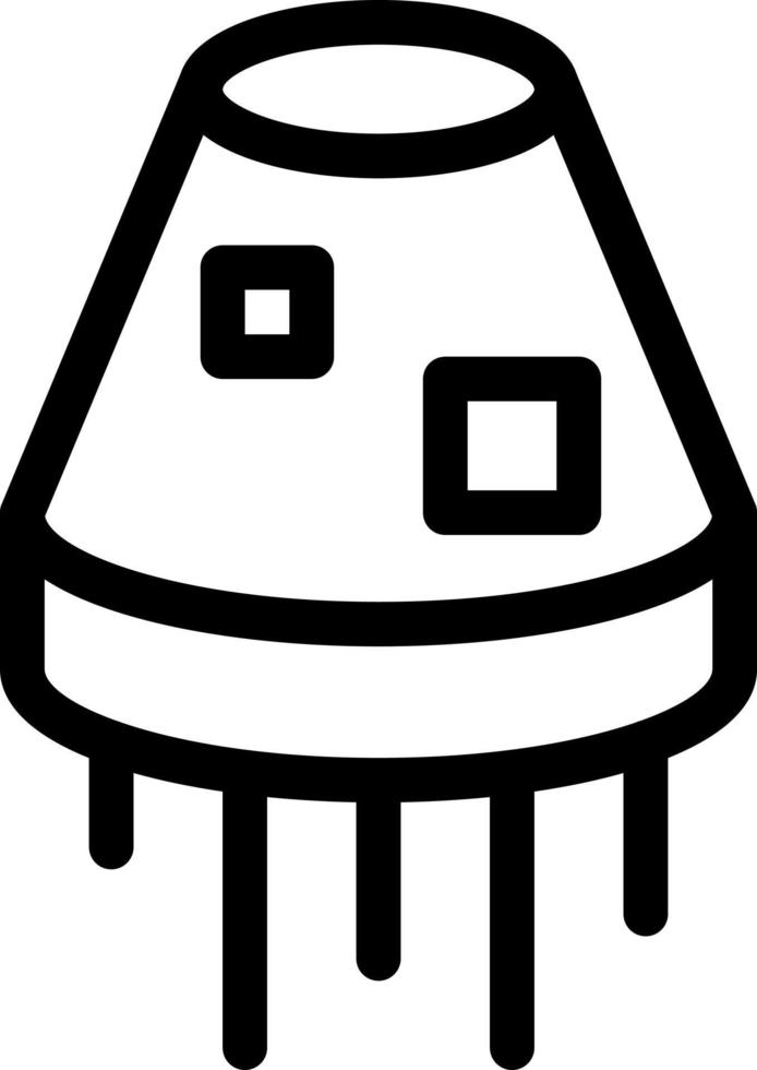 ufo vektorillustration på en bakgrund. premium kvalitetssymboler. vektorikoner för koncept och grafisk design. vektor