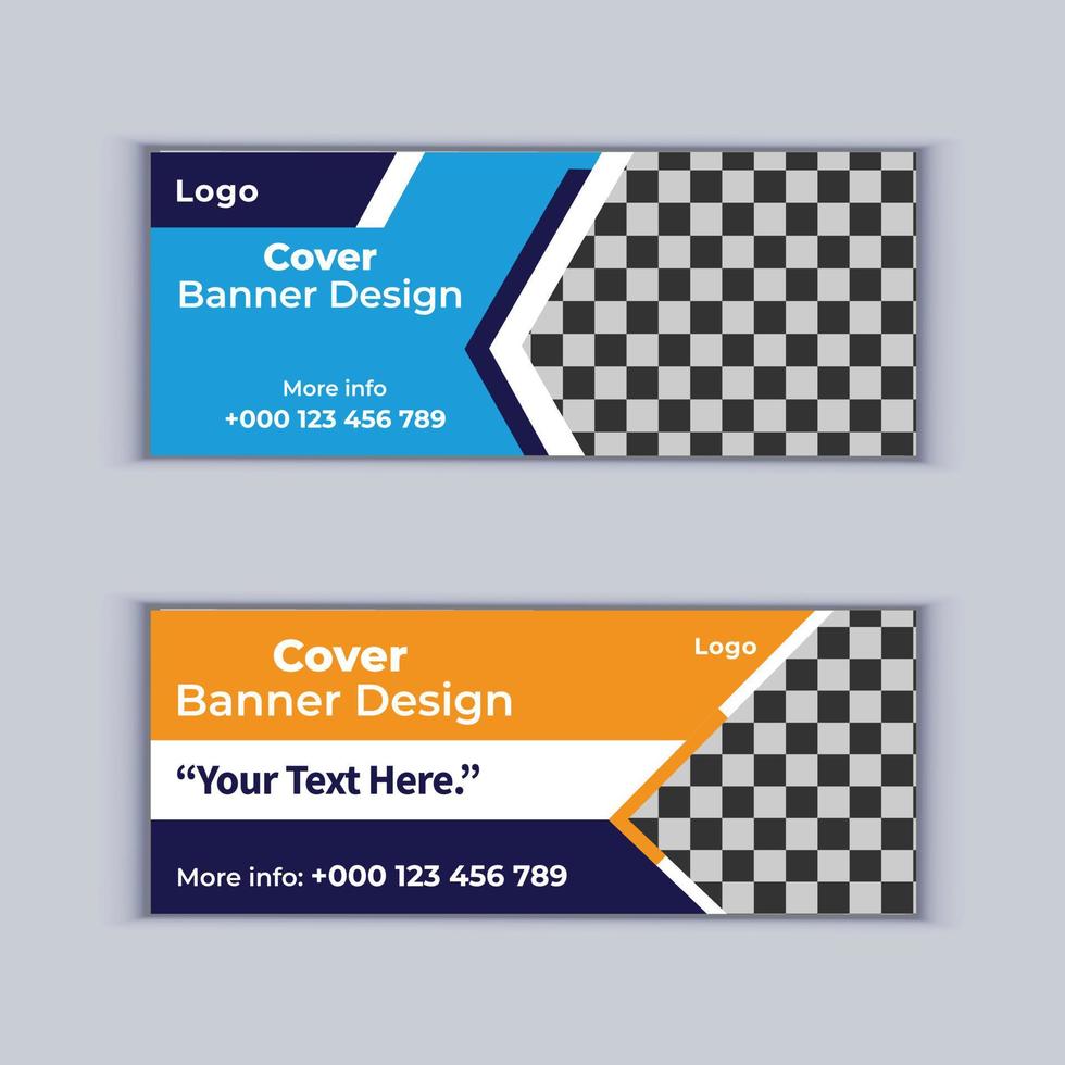 Banner-Design-Set für digitale Marketingagenturen, bestehend aus zwei professionellen Corporate-Business-Bannern, entwerfen moderne Cover-Banner-Layout-Vorlagen vektor