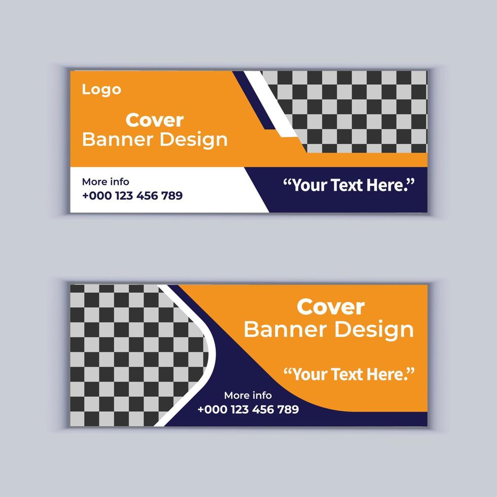 Banner-Design-Set für digitale Marketingagenturen, bestehend aus zwei professionellen Corporate-Business-Bannern, entwerfen moderne Cover-Banner-Layout-Vorlagen vektor