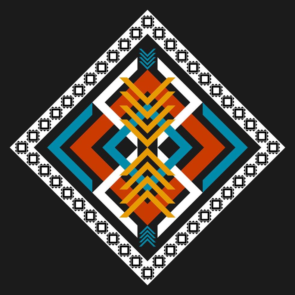 geometrisk etnisk mönster konst. amerikansk, mexikansk stil. bakgrund aztec stam- prydnad. vektor