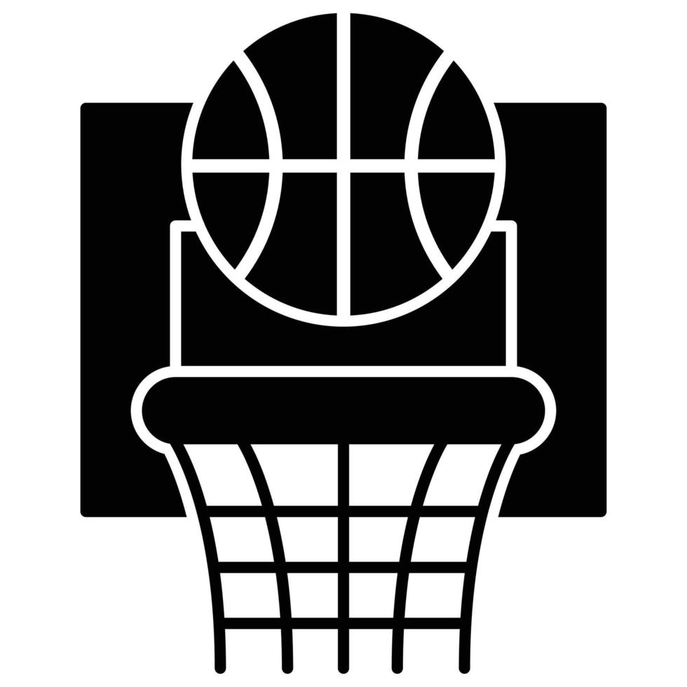 Zielsymbol, Basketballthema vektor