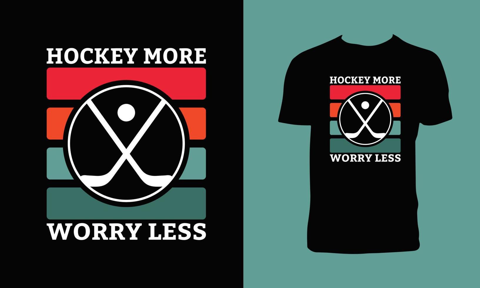 kreativ hockey t skjorta design vektor