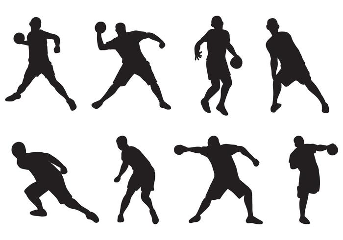 Gratis Dodgeball Player Vectors