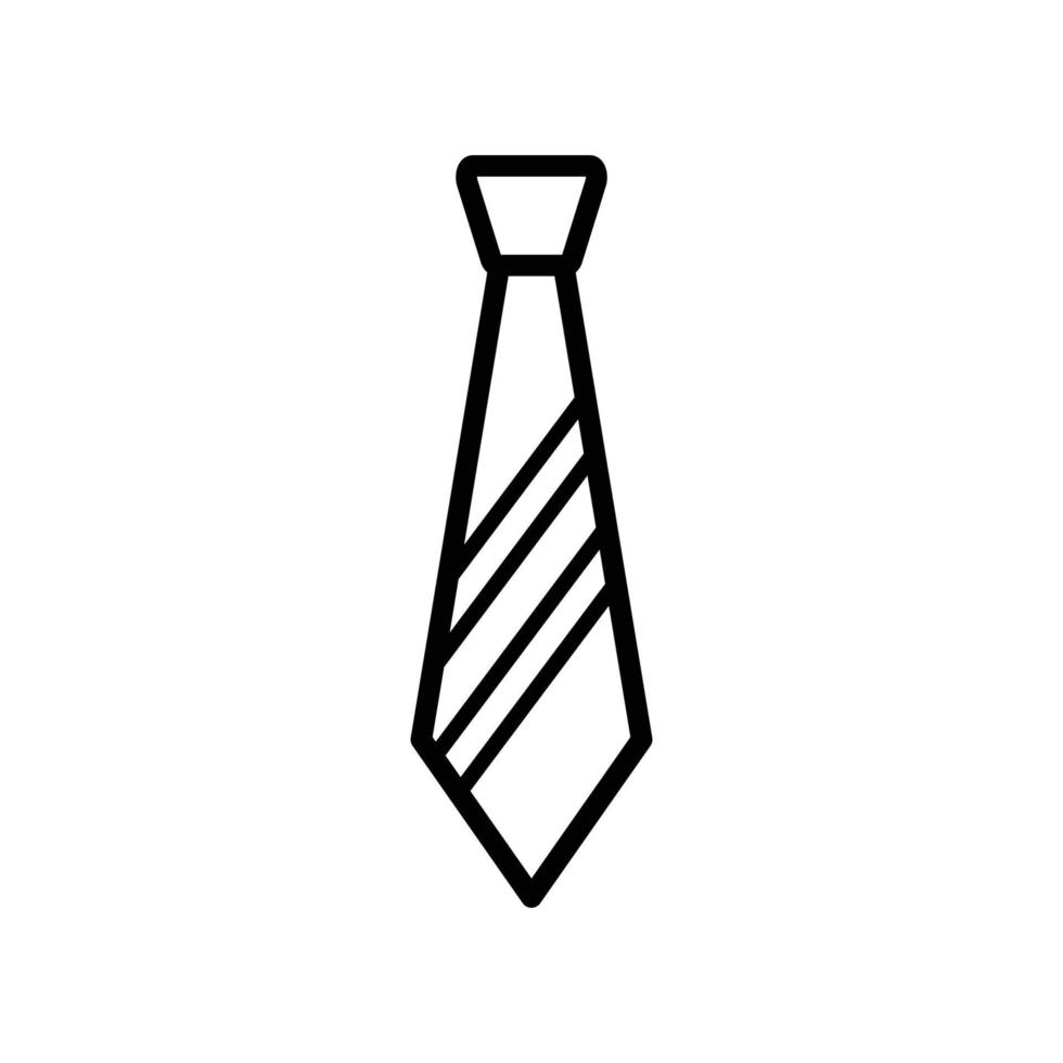Krawatte Symbol Vektor Designvorlage