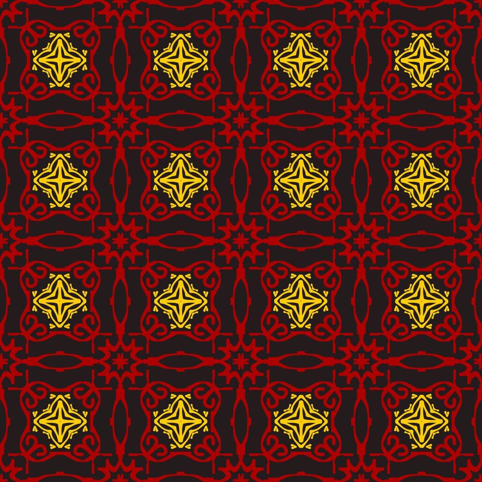 geometrisches nahtloses Muster mit Stammesform. entworfen in ikat, boho, aztekisch, volkstümlich, motiv, luxuriöser arabischer stil. Ideal für Stoffkleidung, Keramik, Tapeten. Vektor-Illustration vektor