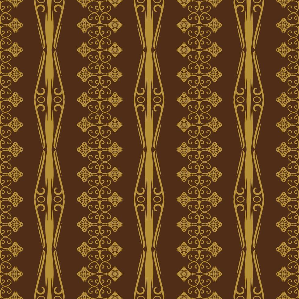 geometrisches nahtloses Muster mit Stammesform. entworfen in ikat, boho, aztekisch, volkstümlich, motiv, luxuriöser arabischer stil. Ideal für Stoffkleidung, Keramik, Tapeten. Vektor-Illustration vektor