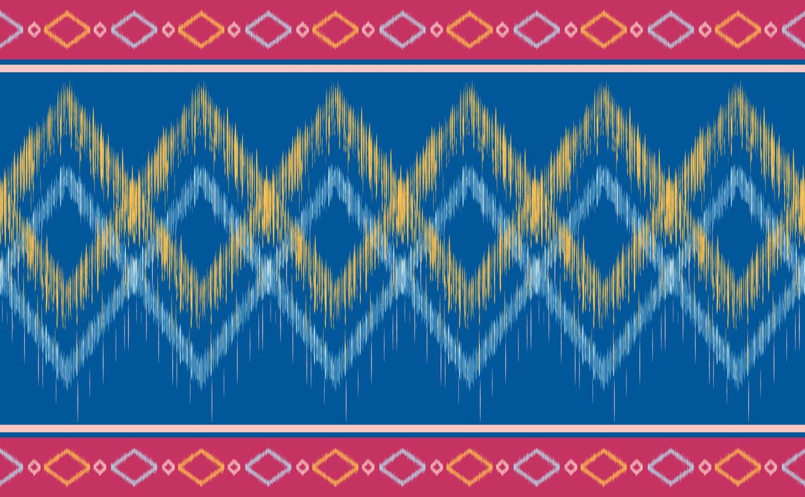 geometrisches ethnisches Muster, Stickereimode-Dreieckhintergrund, vektorhandwerkliche Textiltapete für Digitaldruck vektor