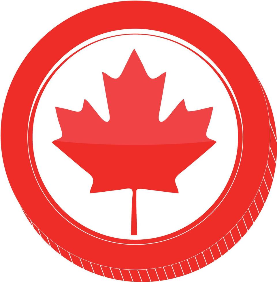 kanadische flagge handgezeichnet, kanadischer dollar handgezeichnet vektor
