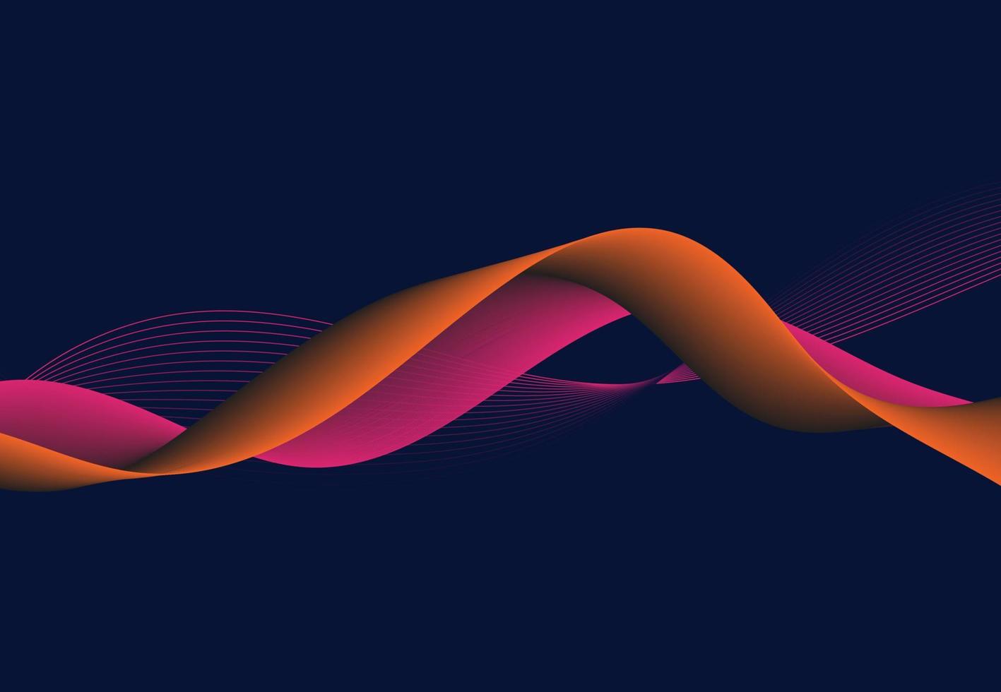 Welle abstrakter Hintergrund vektor