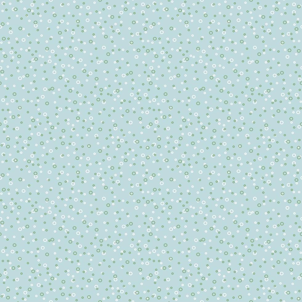 gröna och vita cirklar på blå sömlösa mönster vektor