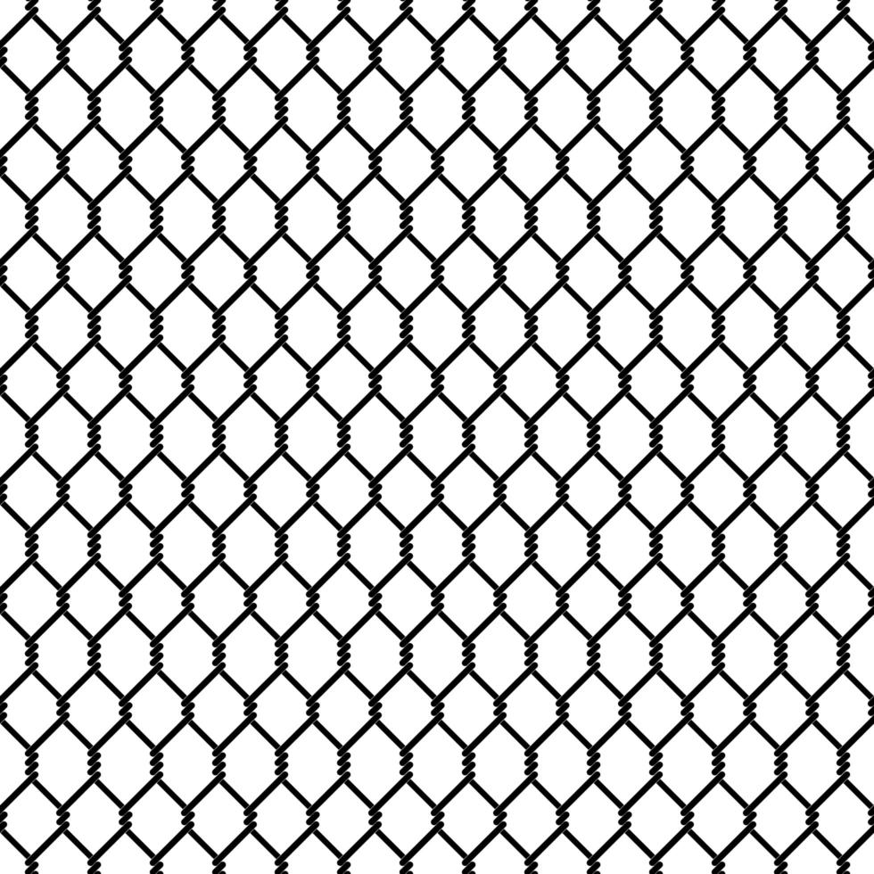 svart kedjelänk sömlösa mönster vektor