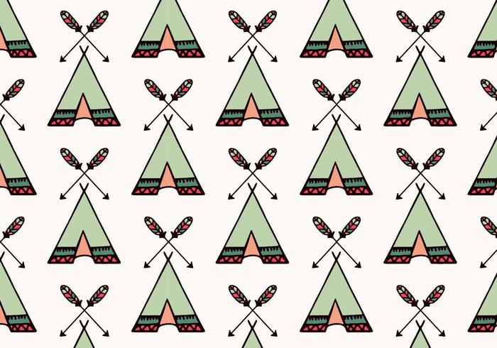 Free Vector Tipi Muster