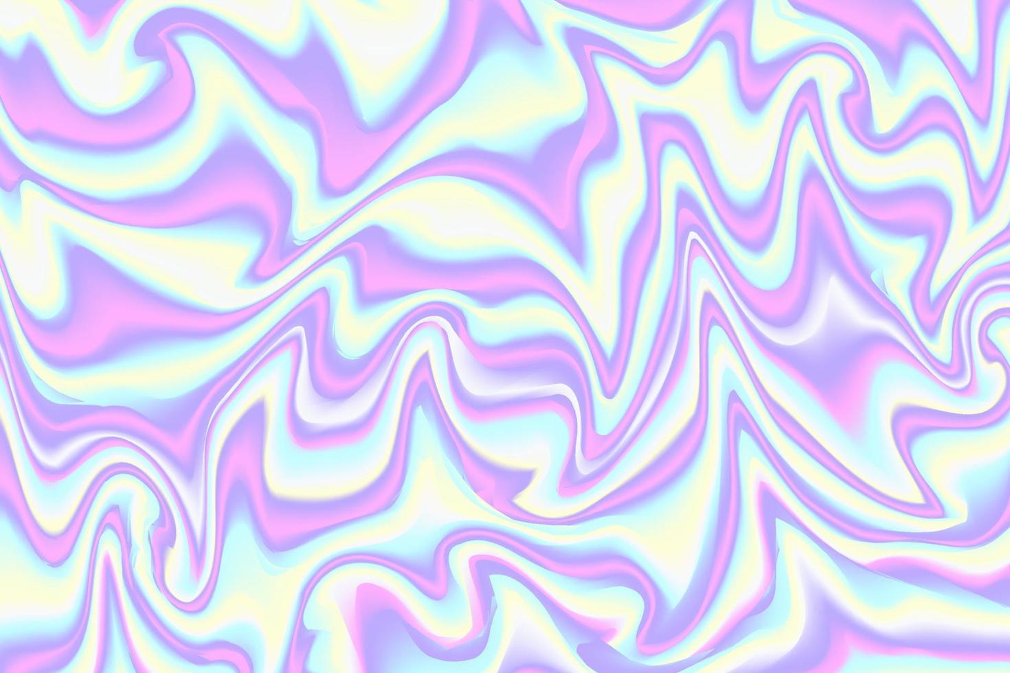 holografischer hintergrund mit neongradiententextur. schillerndes abstraktes Muster mit leuchtenden Farben. Vektor trendiges Regenbogendesign.