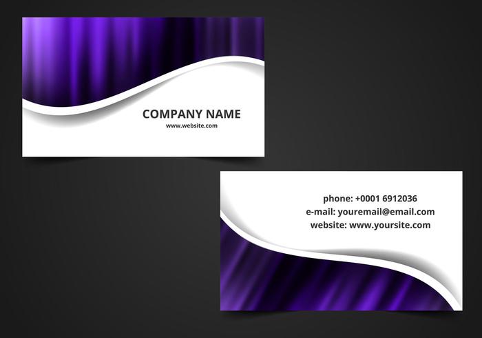 Free Vector Visiting Card Hintergrund