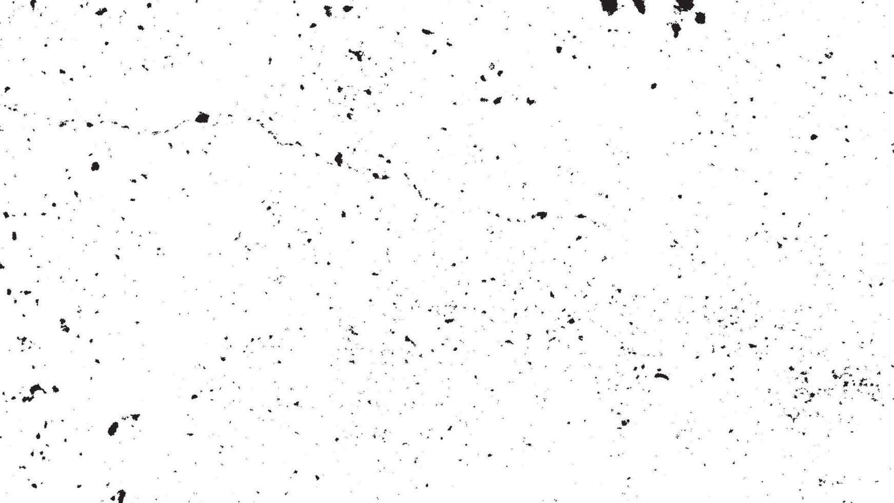 beunruhigte Overlay-Textur, Grunge-Hintergrund schwarz-weiß abstrakt, Vektor-beunruhigter Schmutz, Textur von Spänen, Rissen, Kratzern, Schrammen, Staub, Schmutz. vektor