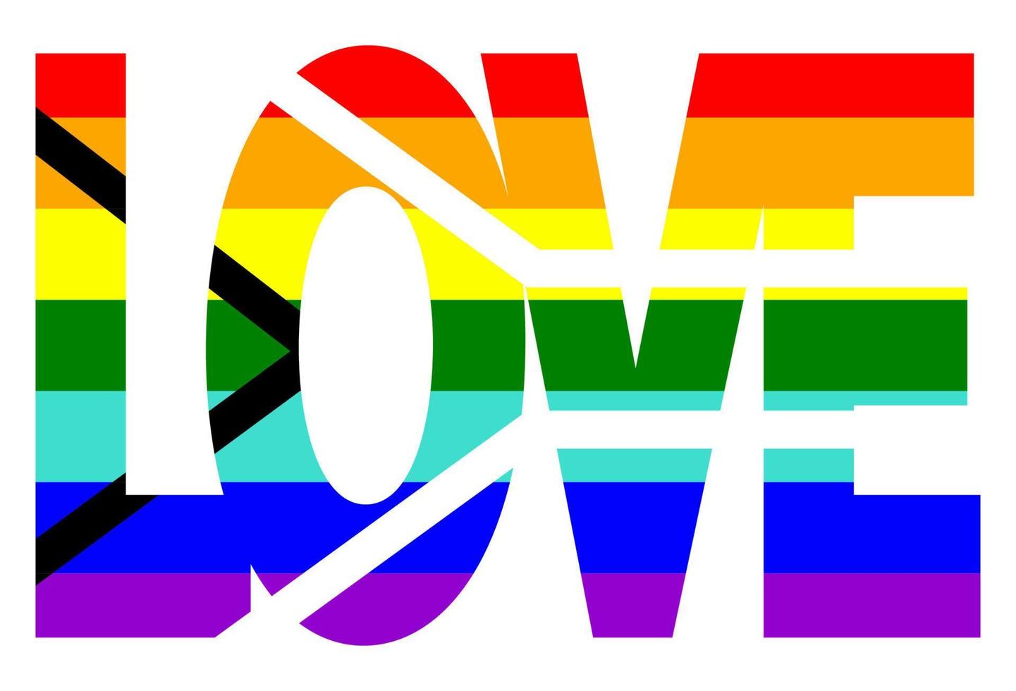 HBTQ stolthet flagga, regnbåge flagga bakgrund. flerfärgad fred flagga rörelse. original- färger symbol. vektor