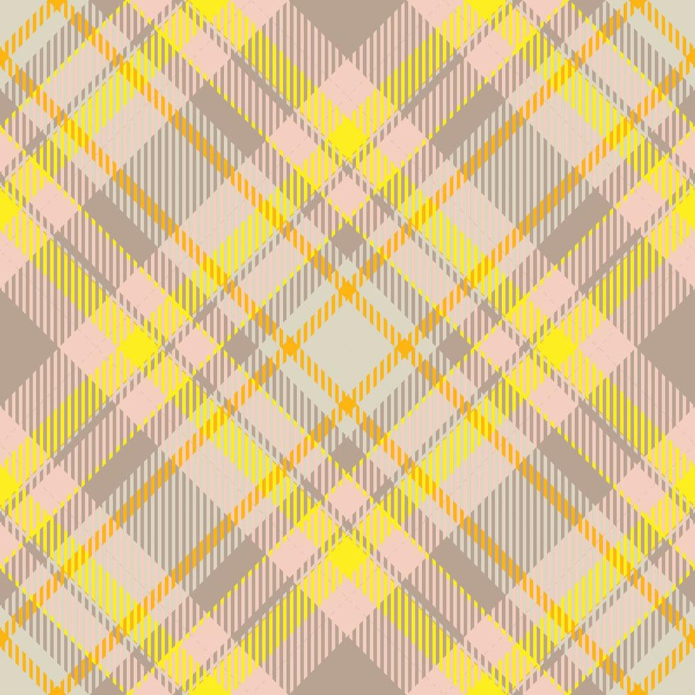 tartan schottland nahtloser karierter mustervektor. Retro-Hintergrundstoff. Vintage Check Farbe quadratische geometrische Textur. vektor