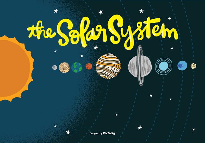Sonnensystem Vektor