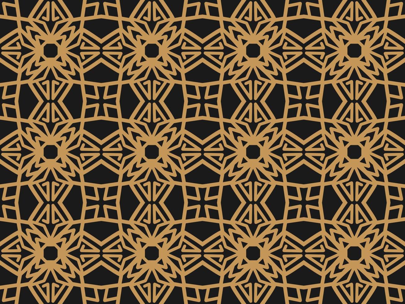 elegantes geometrisches nahtloses muster mit stammesform. entworfen in ikat, boho, aztekisch, volkstümlich, motiv, luxuriöser arabischer stil. Ideal für Stoffkleidung, Keramik, Tapeten. Vektor-Illustration vektor