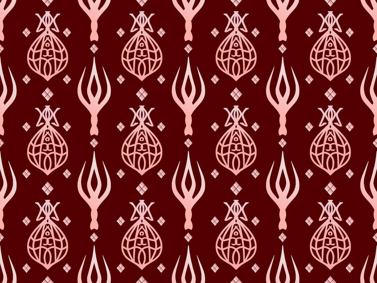 elegant geometrisk sömlös mönster med stam- form. designad i ikat, boho, aztek, folk, motiv, lyx arabicum stil. idealisk för tyg plagg, keramik, tapet. vektor illustration