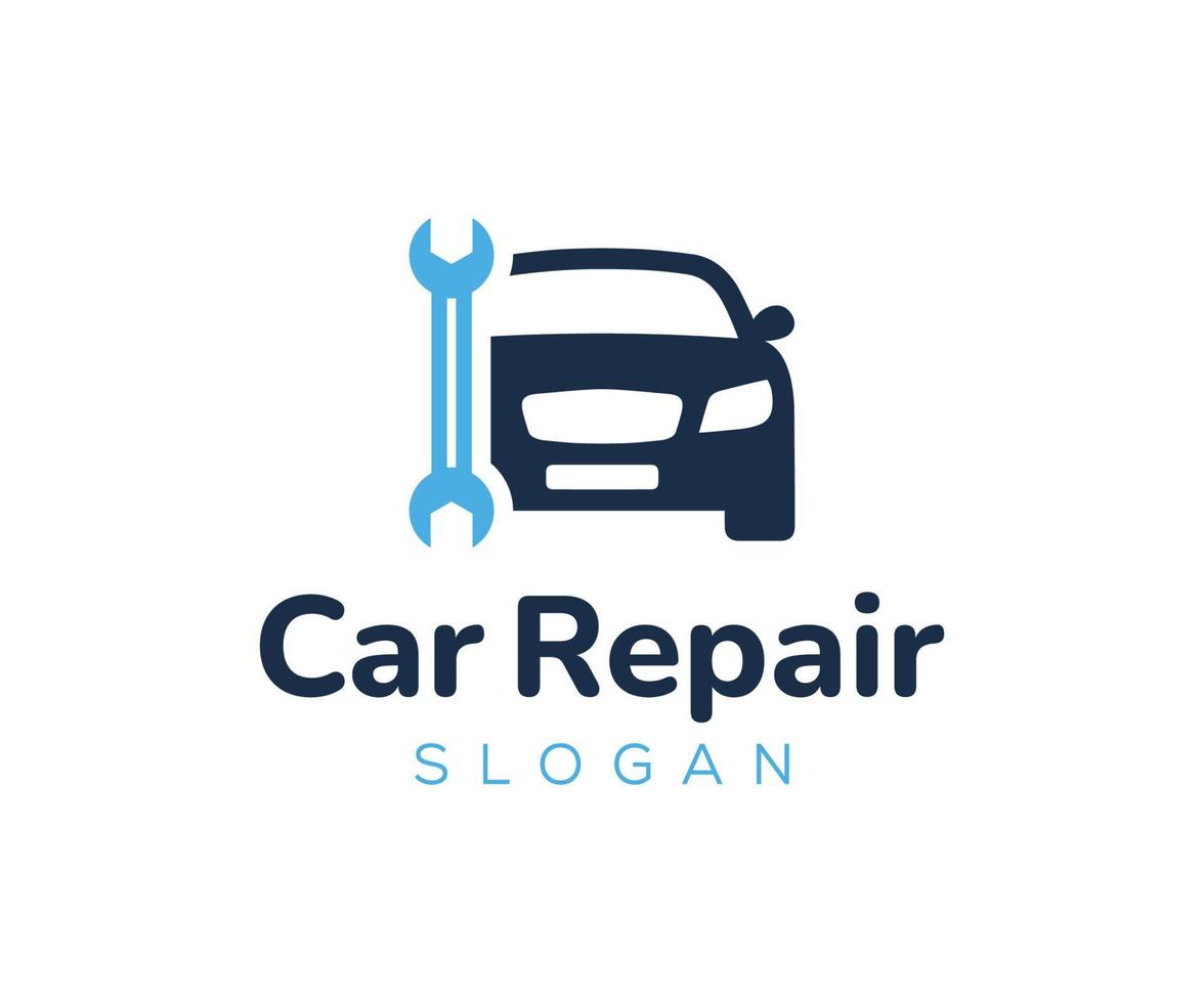 Logo-Vorlage für Autoreparaturen. Autoreparaturservice-Logo vektor