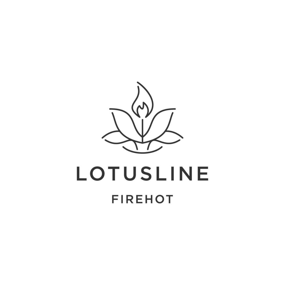 lotus ljus logotyp ikon design mall platt vektor