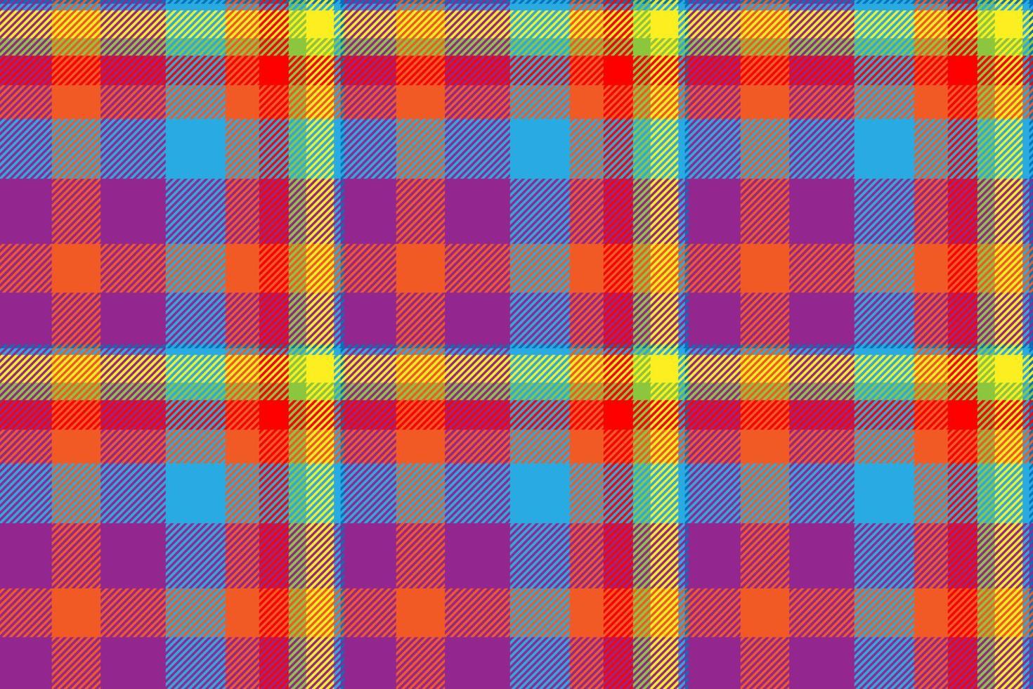 tartan schottland nahtloser karierter mustervektor. Retro-Hintergrundstoff. Vintage Check Farbe quadratische geometrische Textur. vektor