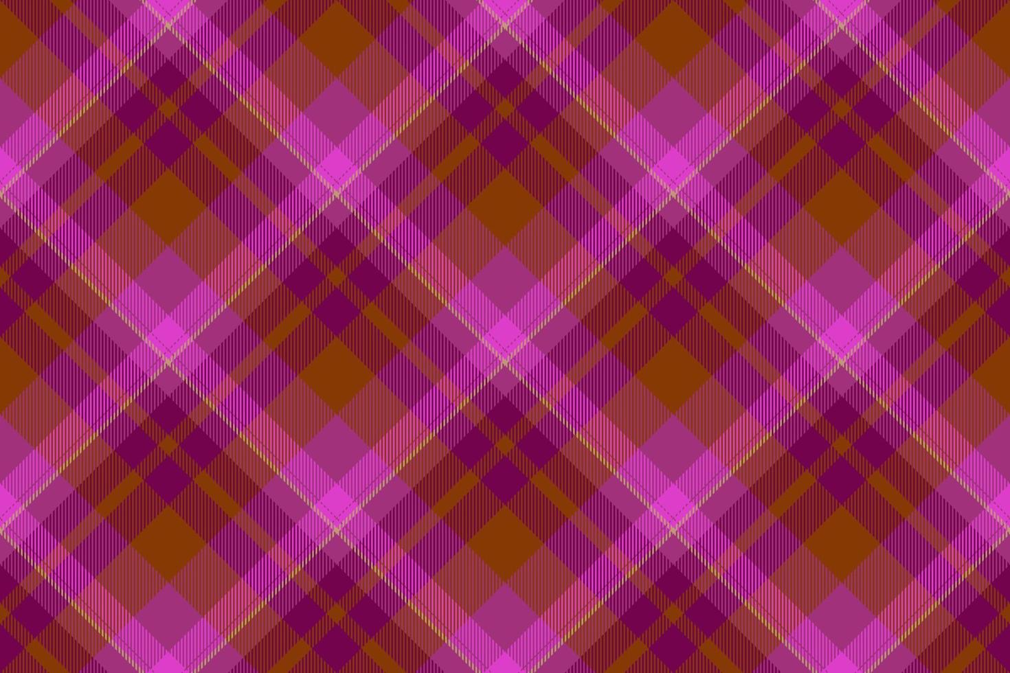 tartan schottland nahtloser karierter mustervektor. Retro-Hintergrundstoff. Vintage Check Farbe quadratische geometrische Textur. vektor