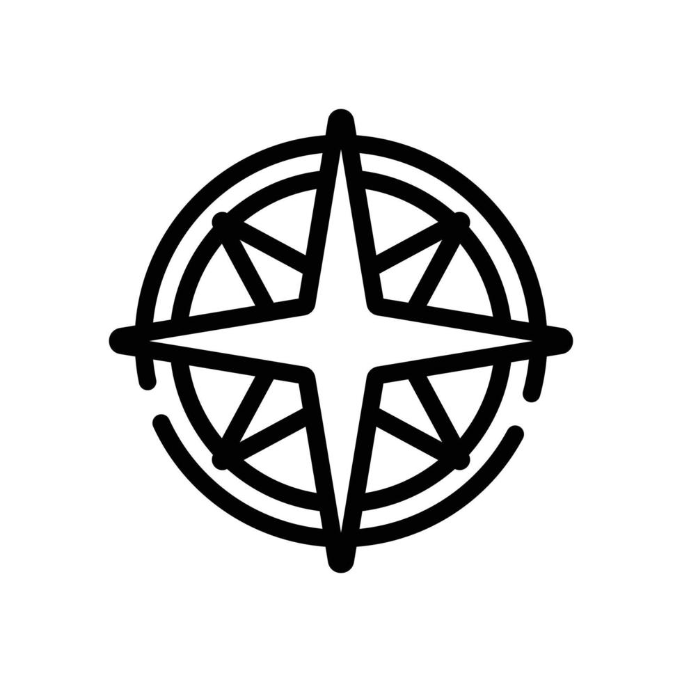 Kompasspunkt-Symbol vektor