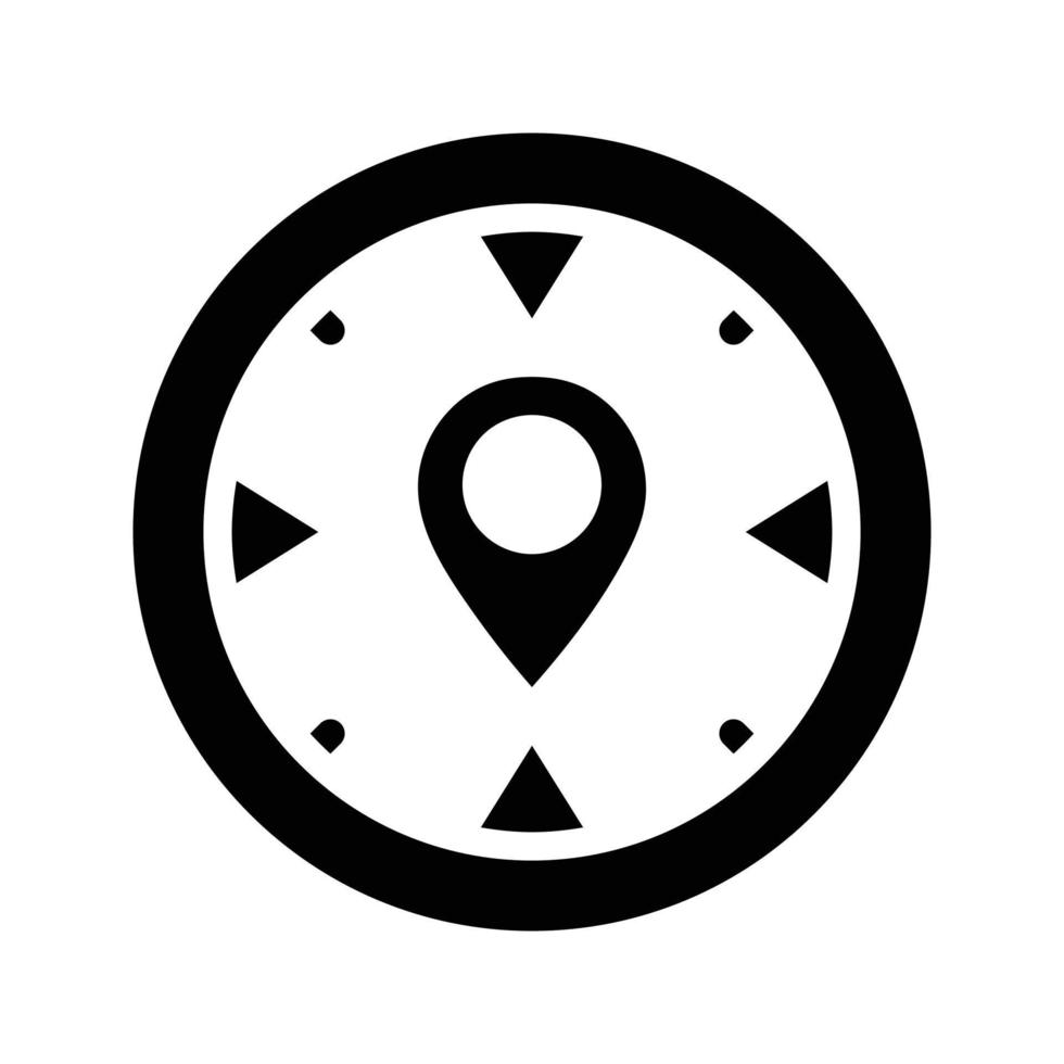 kompass punkt ikon vektor