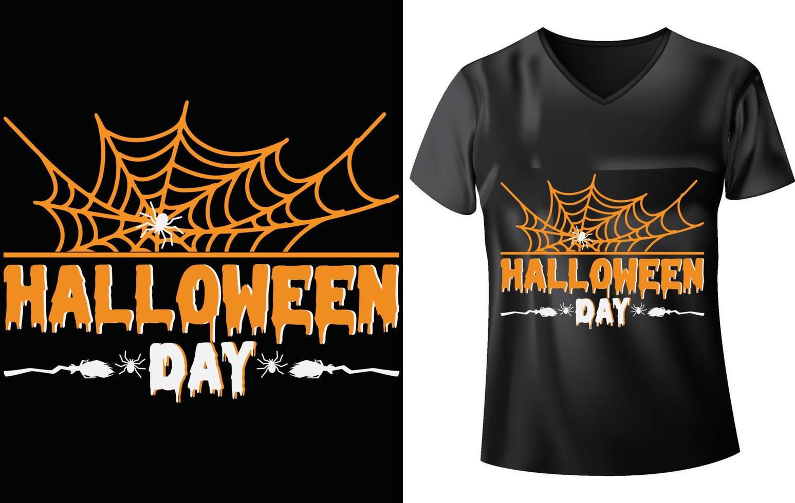 halloween t-shirt design, halloween dag vektor
