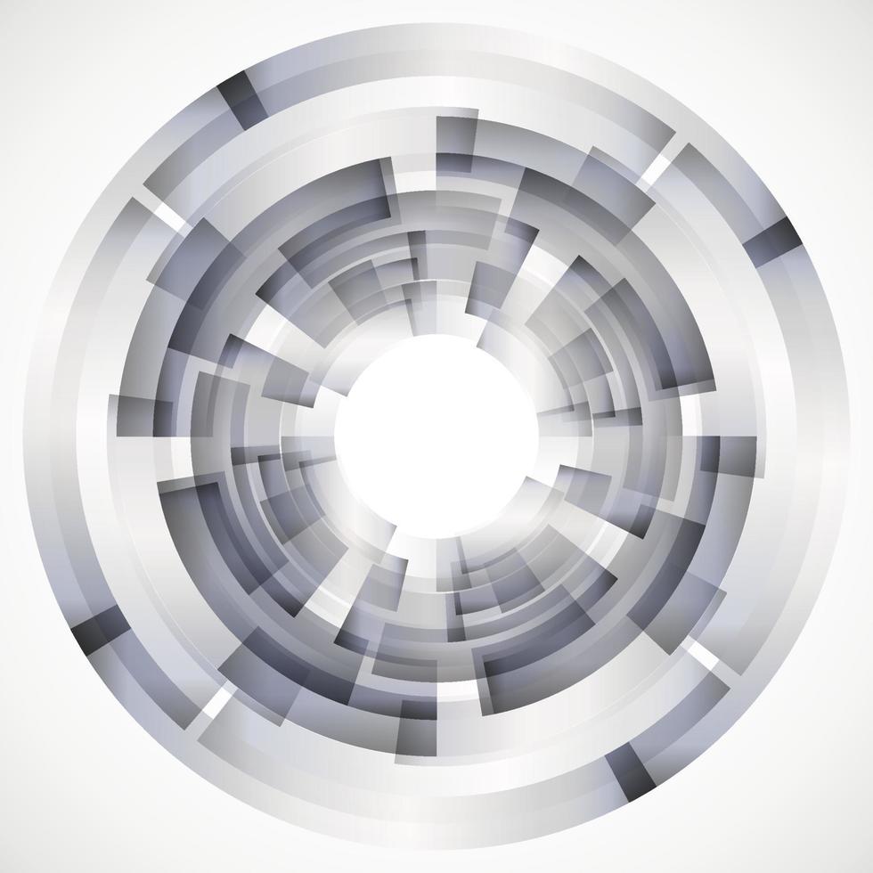 geometrisk ram från cirklar, vektor abstrakt bakgrund, tapeter