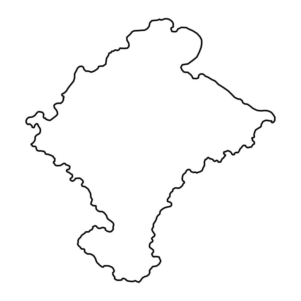 Navarra-Karte, Region Spanien. Vektor-Illustration. vektor