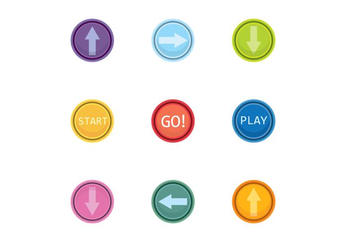 Gratis Arcade Button Vector