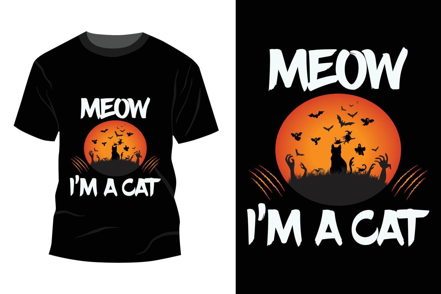 Halloween-T-Shirt-Design vektor