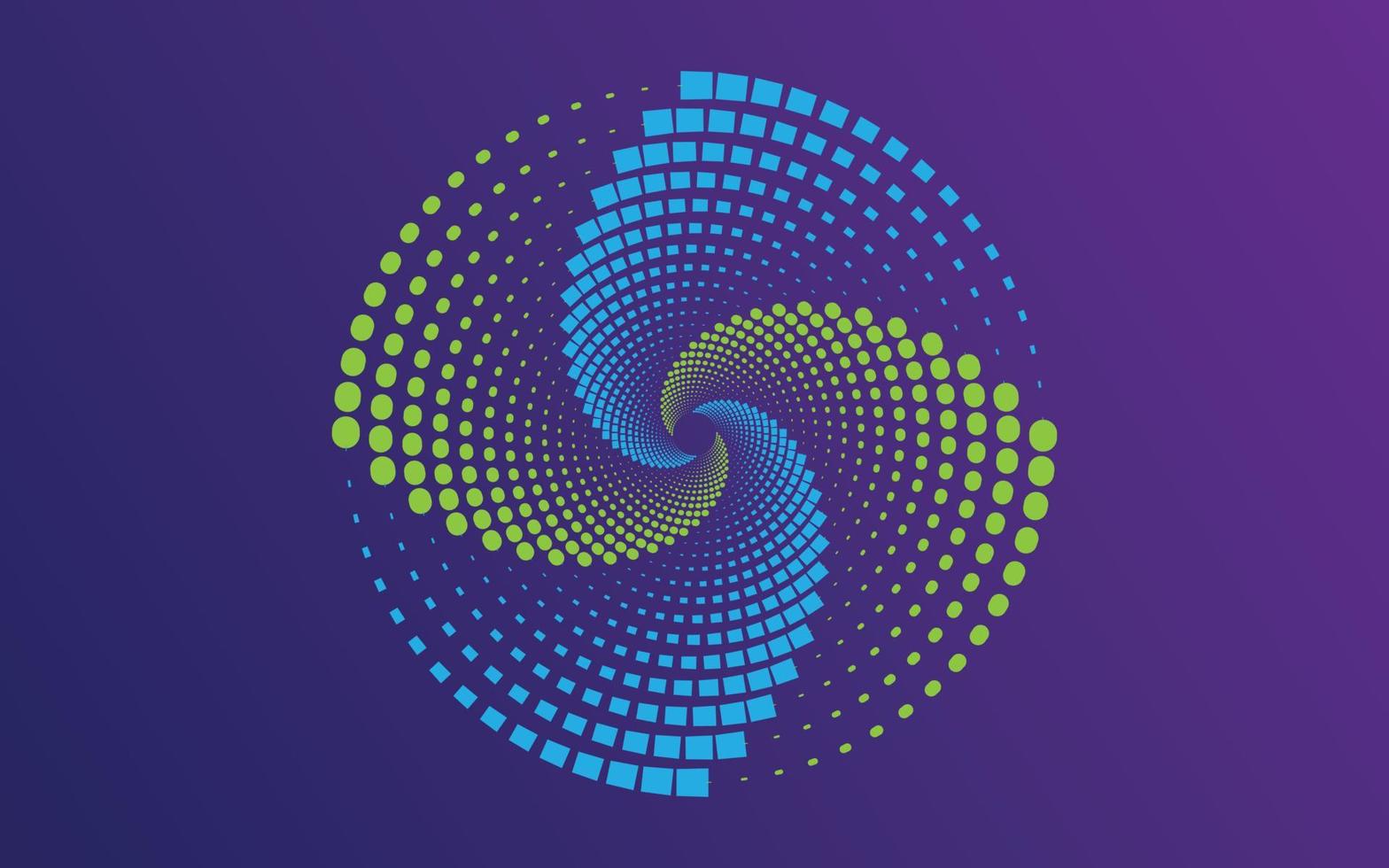 spiralförmige Logos entwerfen vektor