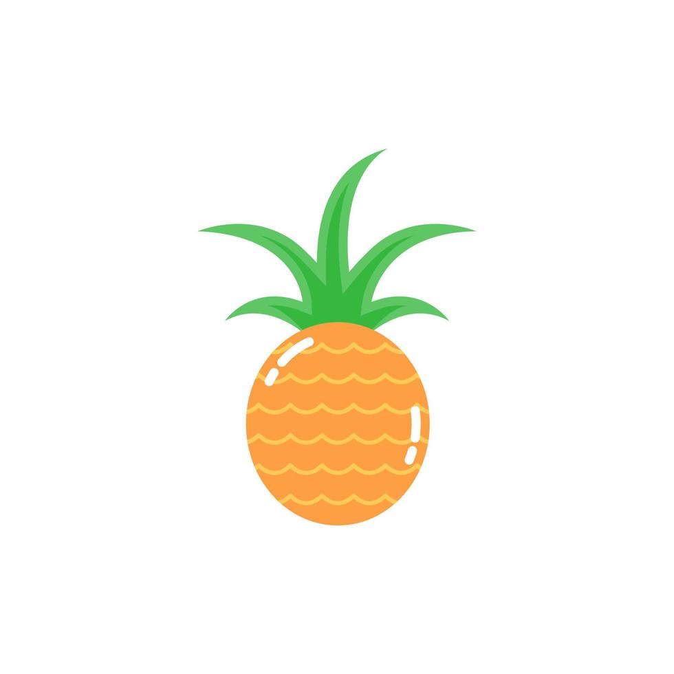 ananas ikon, vektor och illustration.