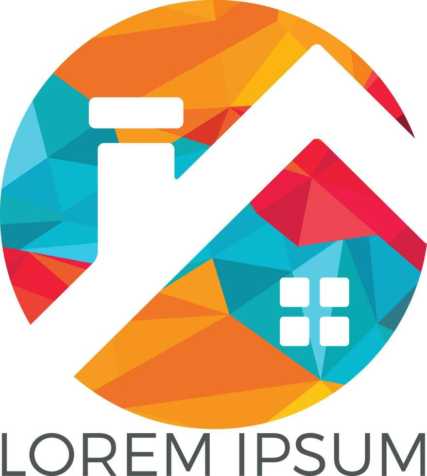 kreatives immobilien-logo-design. Design von Eigentums- und Baulogos. immobilienservice, bau, wachstumshaus, pfeil nach oben hauskonzept. vektor