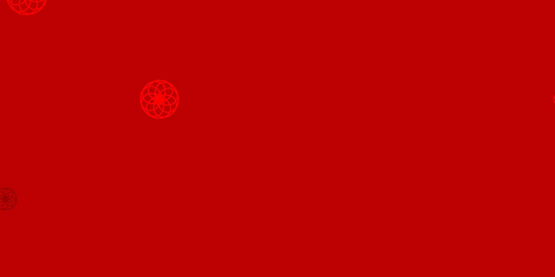 hellrosa, roter Vektorhintergrund mit Blasen. vektor