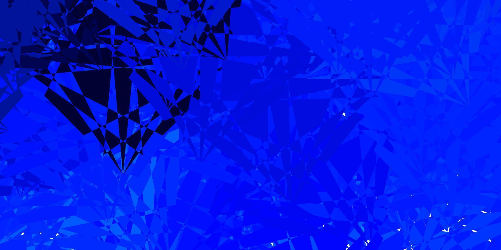 hellblauer Vektorhintergrund mit polygonalen Formen. vektor