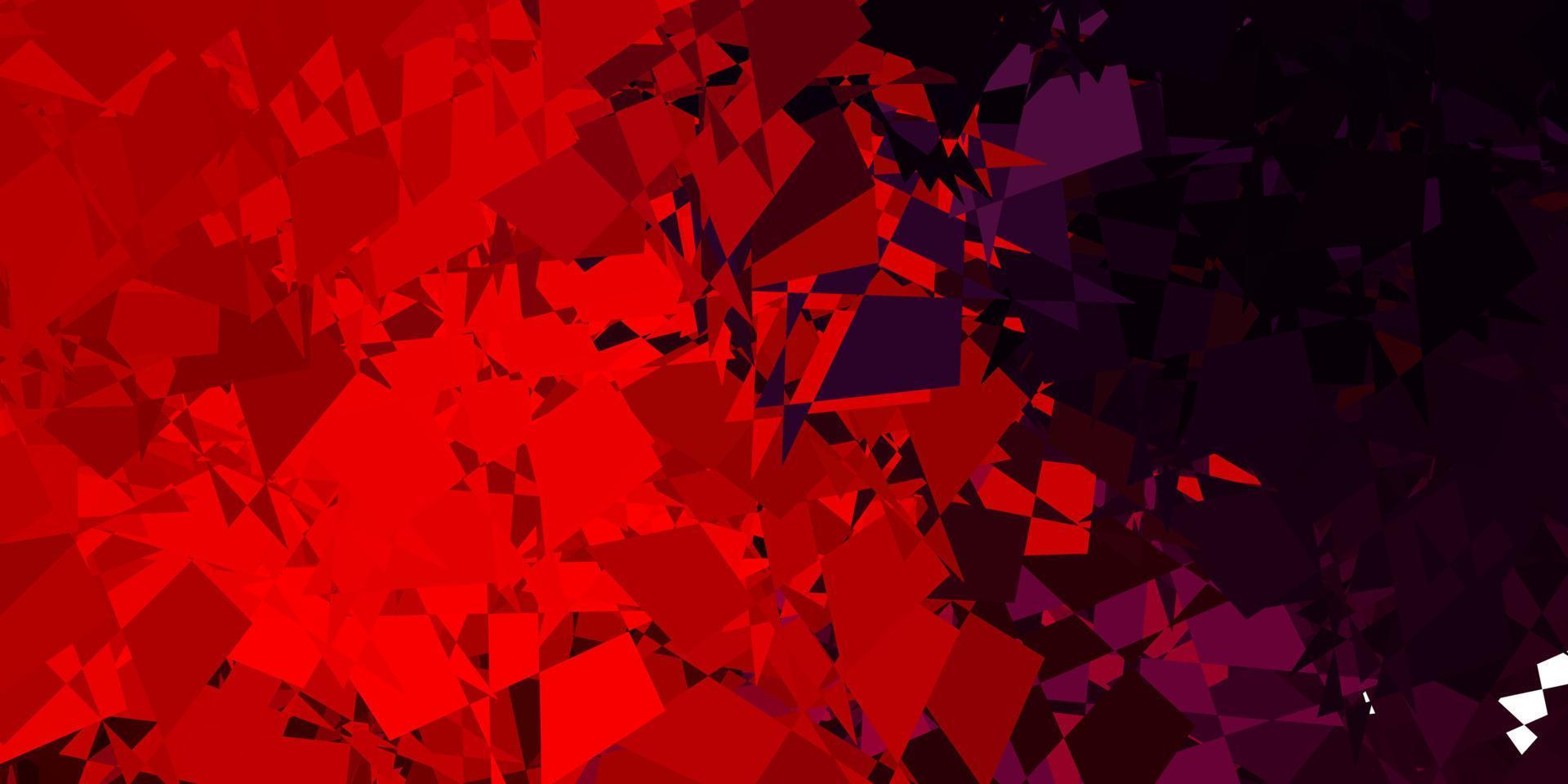 hellrosa, roter Vektorhintergrund mit zufälligen Formen. vektor
