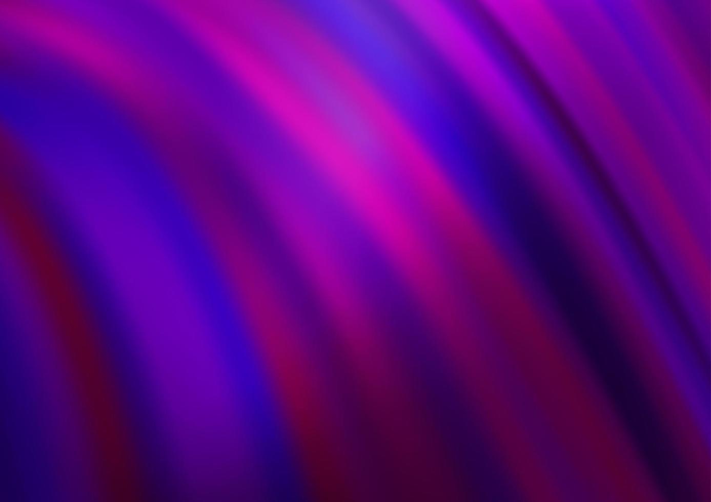 mörk lila vektor bakgrund med böjda cirklar.