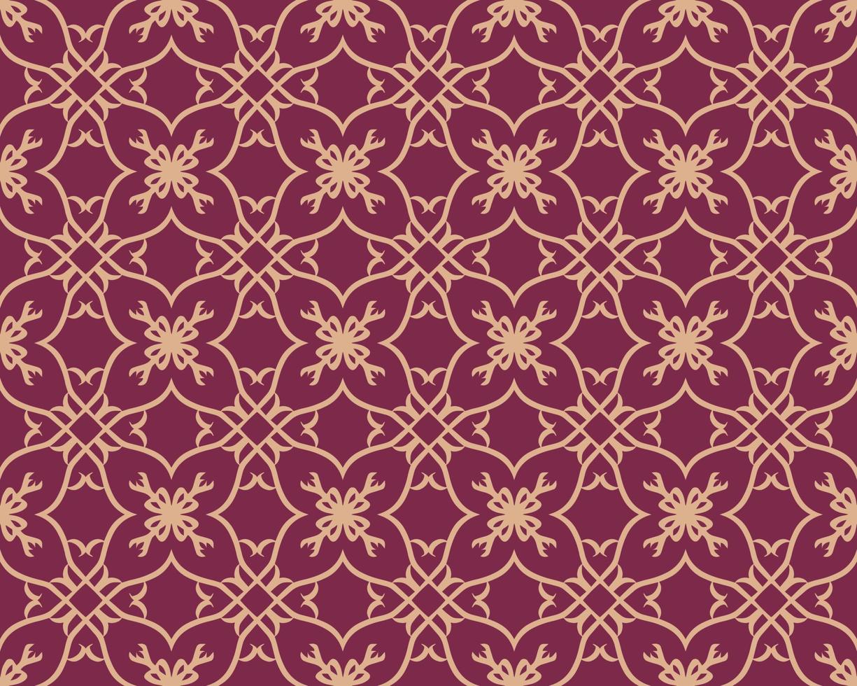 rosa geometrisches nahtloses Muster mit Stammesform. muster im ikat-, azteken-, marokkanischen, thailändischen, luxuriösen arabischen stil. Ideal für Stoffkleidung, Keramik, Tapeten. Vektor-Illustration. vektor