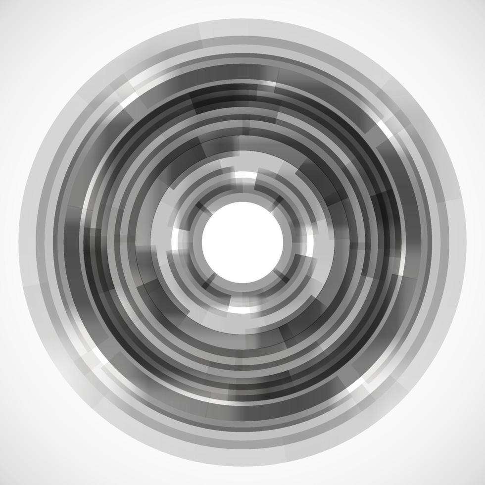 geometrischer Rahmen aus Kreisen, abstrakter Vektorhintergrund, Tapete vektor