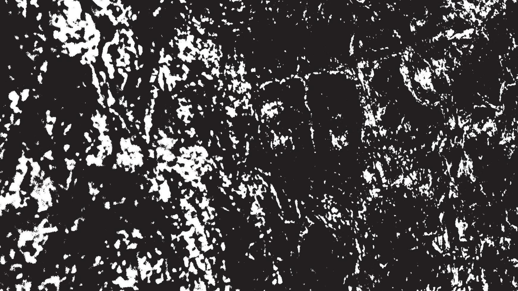 beunruhigte Overlay-Textur, Grunge-Hintergrund schwarz-weiß abstrakt, Vektor-beunruhigter Schmutz, Textur von Spänen, Rissen, Kratzern, Schrammen, Staub, Schmutz. vektor